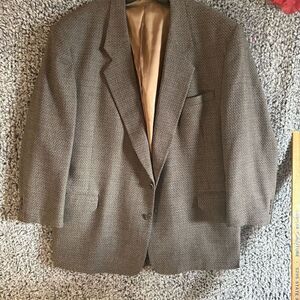 Ticknors Vintage Tweed Men's Blazer Size 48 Multicolor High Twist Fabric Formal